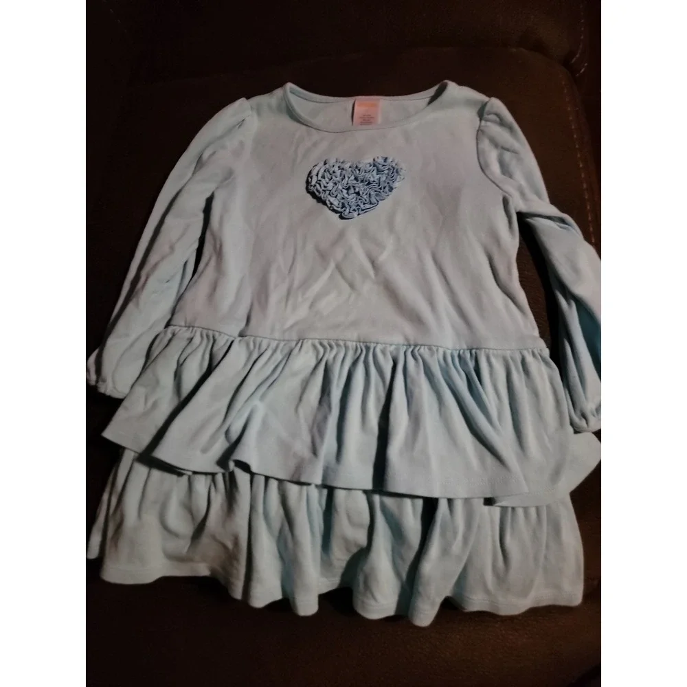 Gymboree glamorous‎ friends blue heart dress size 3t